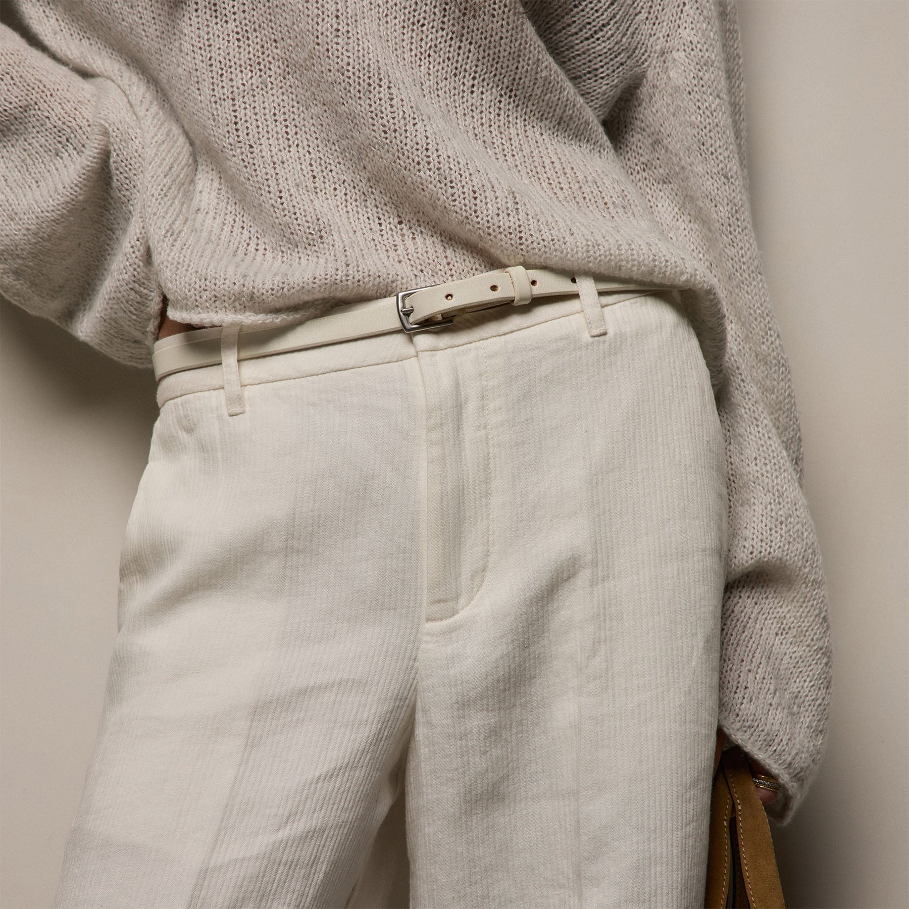 Playa Linen Trouser In Off White | James Perse Los Angeles