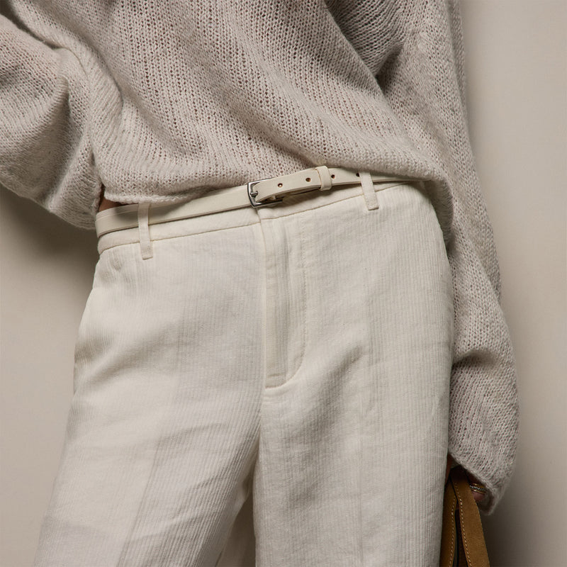Playa Linen Trouser In Off White | James Perse Los Angeles