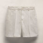 Playa Linen Bermuda Short in Off White | James Perse Los Angeles