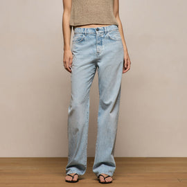 Relaxed Fit Jean in Light Blue Wash | James Perse Los Angeles