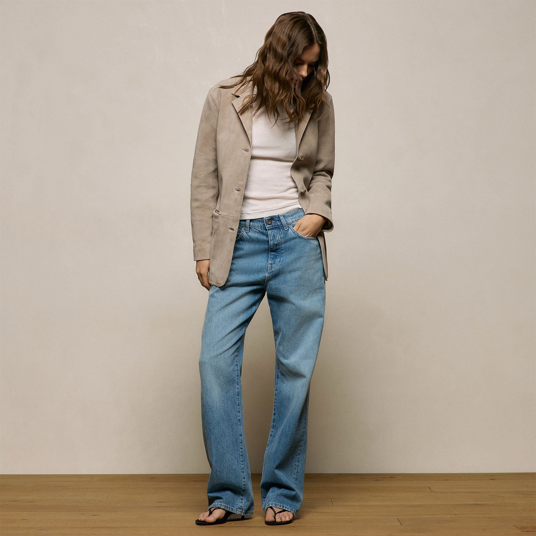Relaxed Fit Jean in Vintage Pacific | James Perse Los Angeles