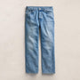 Relaxed Straight Cropped Jean in Sky Wash | James Perse Los Angeles