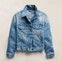 Denim Trucker Jacket in Sky Wash | James Perse Los Angeles