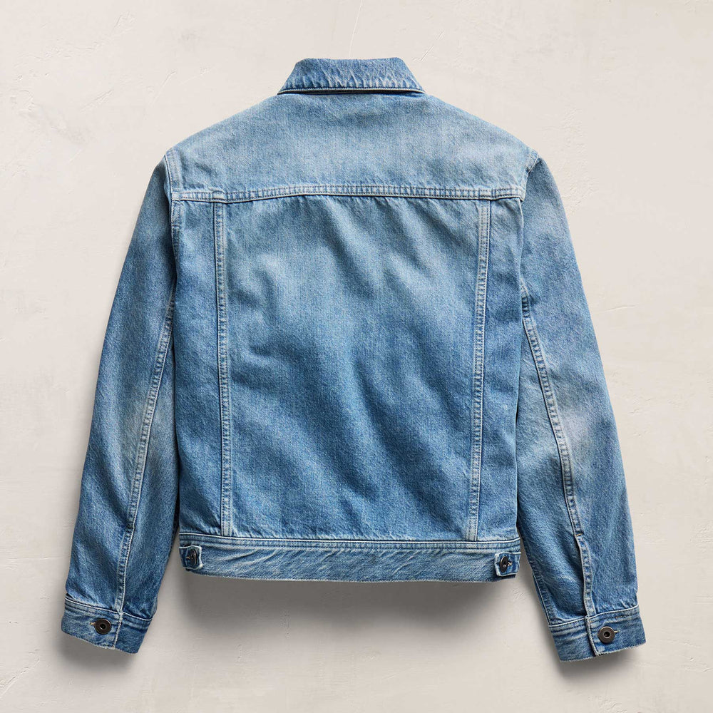 Denim Trucker Jacket in Sky Wash | James Perse Los Angeles