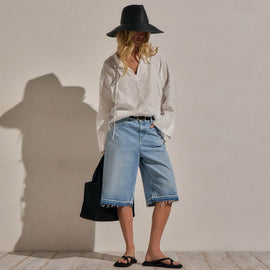 Relaxed Jort in California Sunfade | James Perse Los Angeles