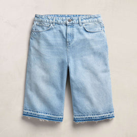 Relaxed Jort in Light Blue Wash | James Perse Los Angeles