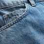 Denim Wide Leg Bermuda Short in Sky Wash | James Perse Los Angeles