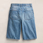 Denim Wide Leg Bermuda Short in Sky Wash | James Perse Los Angeles