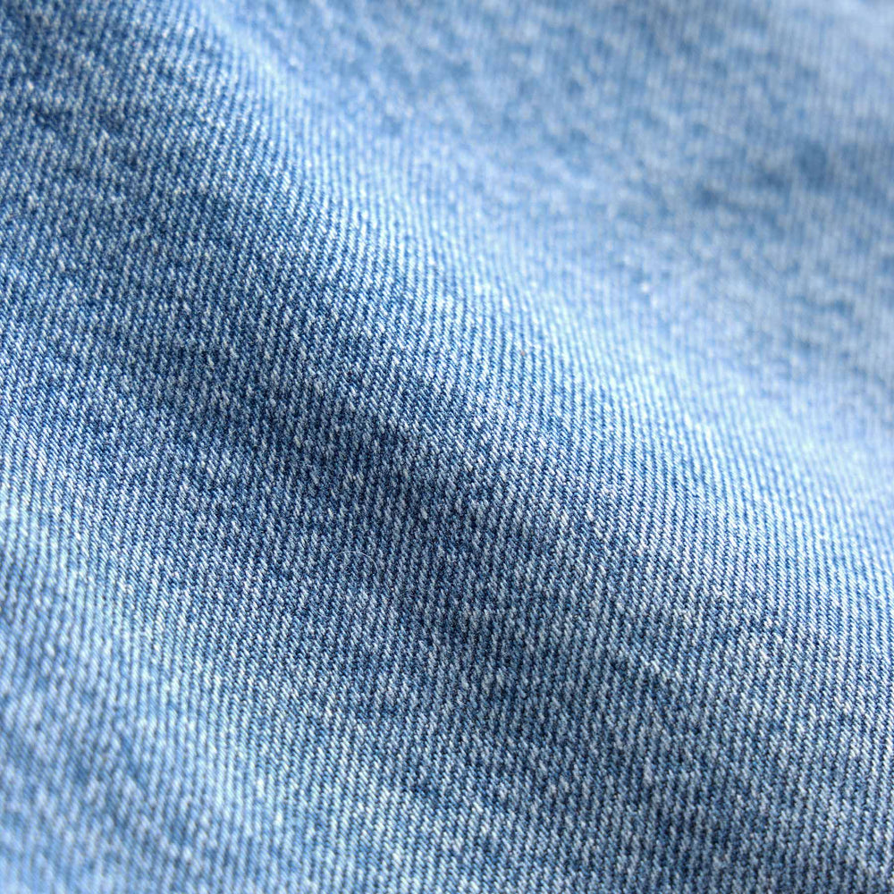 5 Pocket Denim Mini Skirt in Mid Blue Wash | James Perse Los Angeles