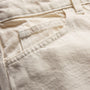 Relaxed Straight Cropped Jean in Ecru | James Perse Los Angeles