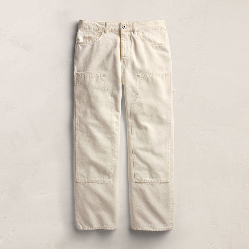 Workwear Denim Pant - Ecru | James Perse Los Angeles