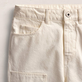Workwear Denim Pant - Ecru | James Perse Los Angeles
