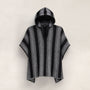 Womens Poncho in Black Stripe | James Perse Los Angeles