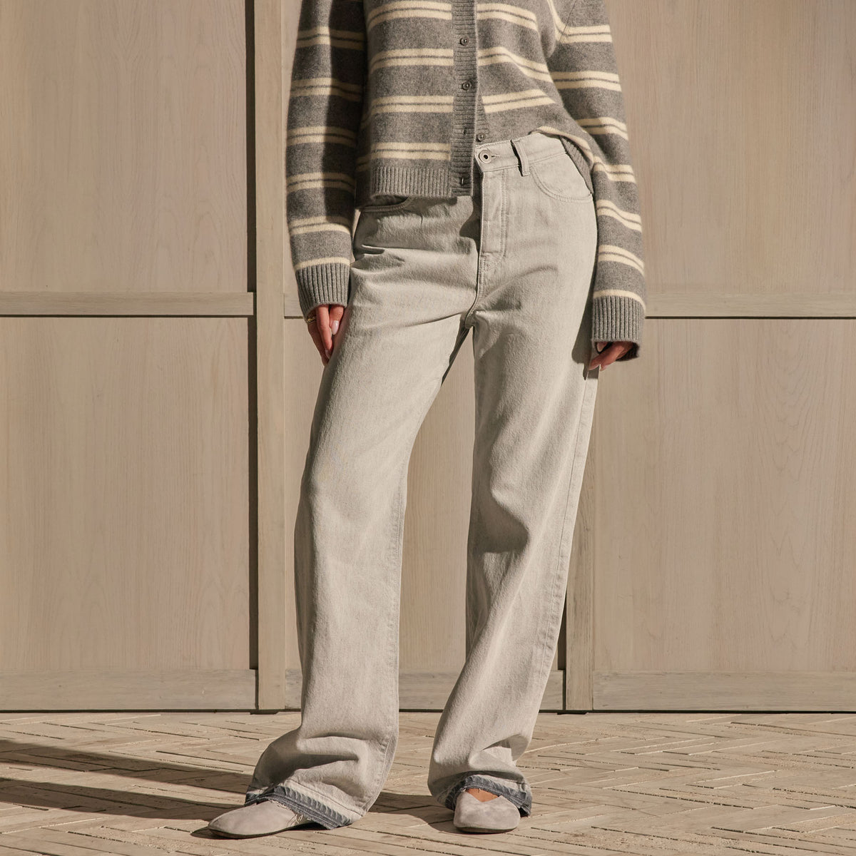 Relaxed Jean - Light Grey Wash | James Perse Los Angeles