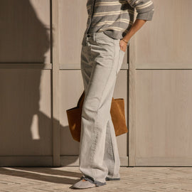 Relaxed Jean - Light Grey Wash | James Perse Los Angeles