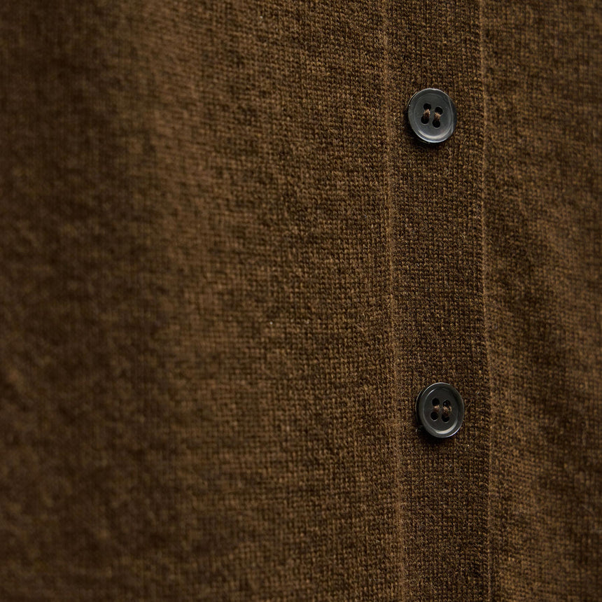 Cashmere Raglan Cardigan in Cocoa | James Perse Los Angeles