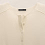 Cashmere Raglan Cardigan in Ecru | James Perse Los Angeles