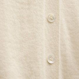 Cashmere Raglan Cardigan in Ecru | James Perse Los Angeles
