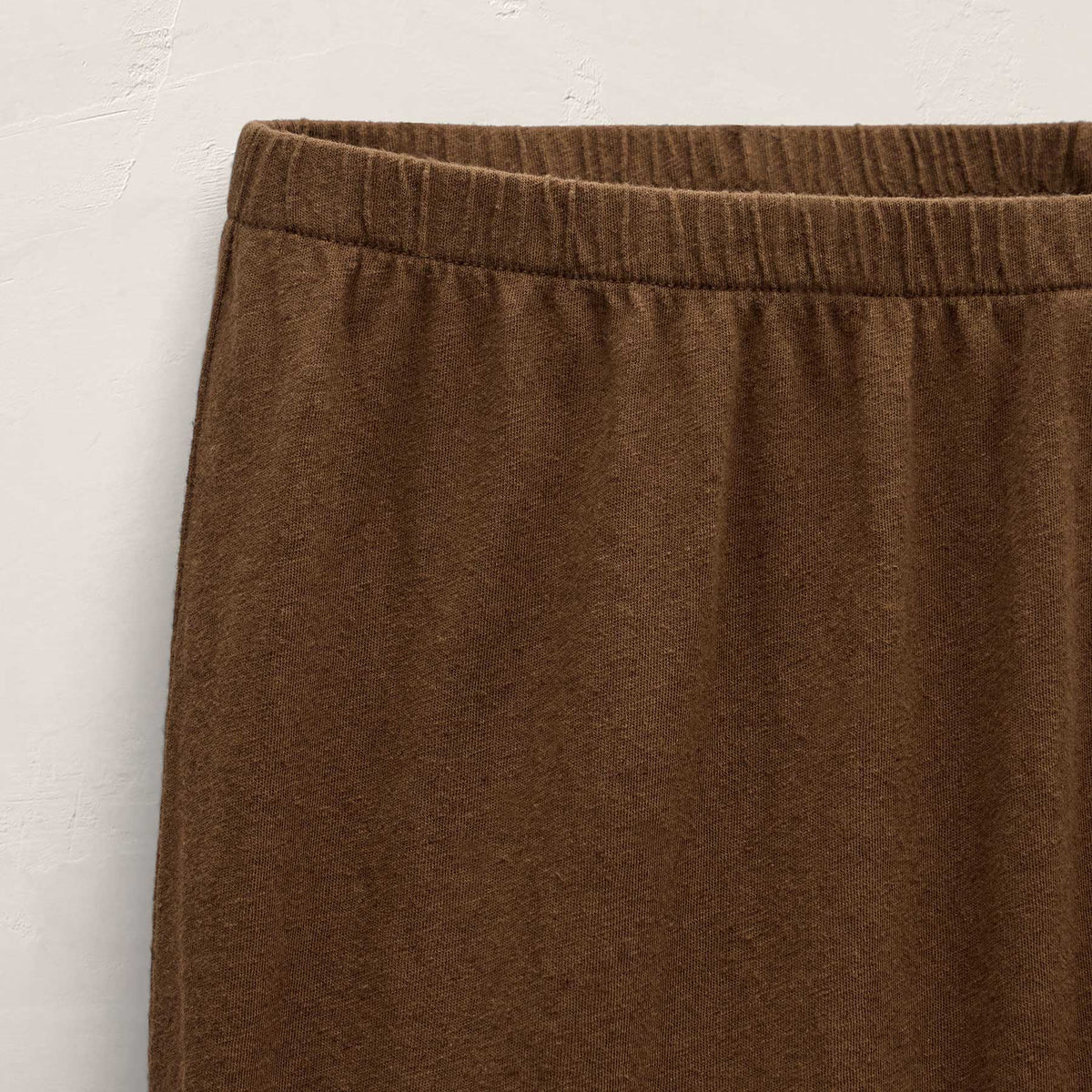 Cotton Linen Pull On Pant in Cocoa | James Perse Los Angeles