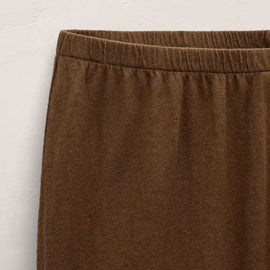 Cotton Linen Pull On Pant in Cocoa | James Perse Los Angeles
