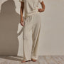 Cotton Linen Pull On Pant in Ecru | James Perse Los Angeles