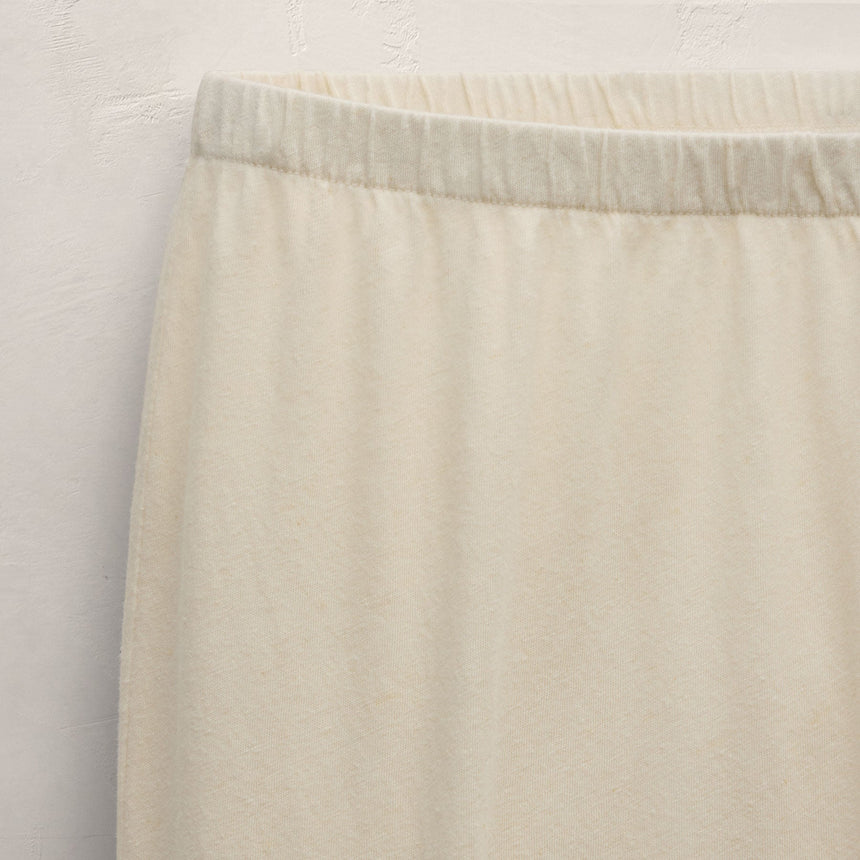 Cotton Linen Pull On Pant in Ecru | James Perse Los Angeles