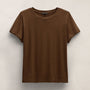 Cotton Linen Lounge Tee in Cocoa | James Perse Los Angeles