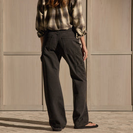 Workwear Denim Pant - Brown Wash | James Perse Los Angeles