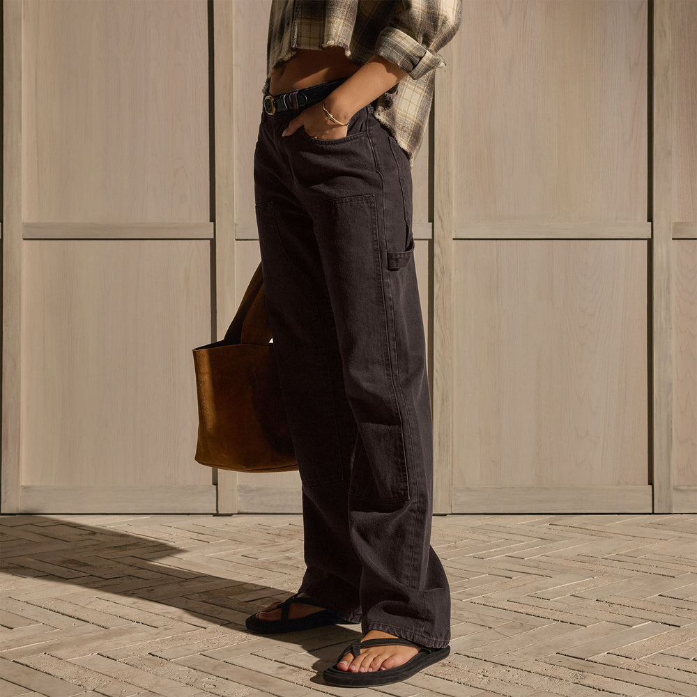 Denim Carpenter Pant - Brown Wash