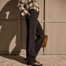 Workwear Denim Pant - Brown Wash | James Perse Los Angeles