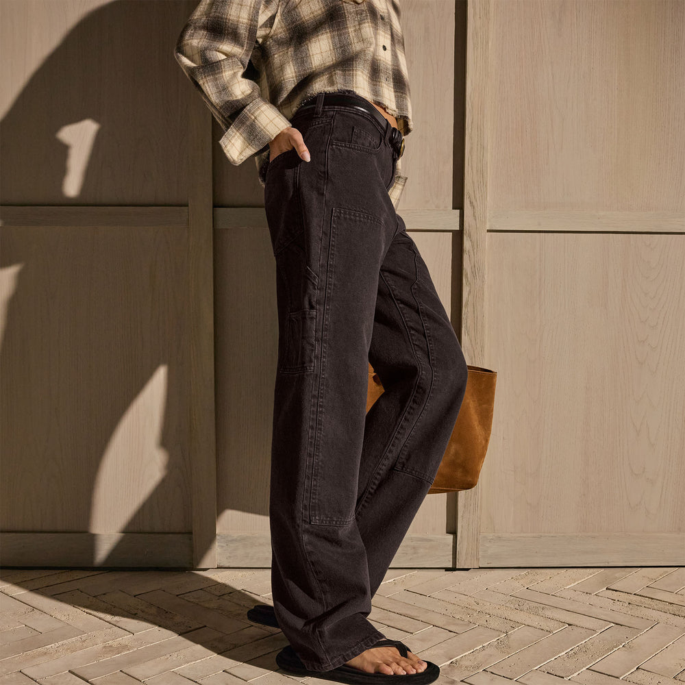 Denim Carpenter Pant - Brown Wash