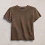 Cotton Cashmere Tee in Brown | James Perse Los Angeles