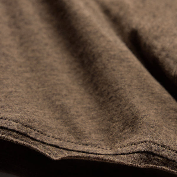 Cotton Cashmere Tee in Brown | James Perse Los Angeles