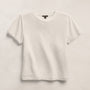 Cotton Cashmere Tee In Off White | James Perse Los Angeles