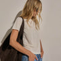 Cotton Cashmere Tee In Off White | James Perse Los Angeles
