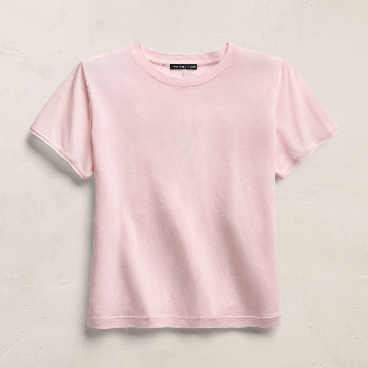 Cotton Cashmere Tee In Rose Quartz | James Perse Los Angeles