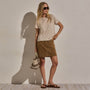 Cotton Cashmere Tee in Stone | James Perse Los Angeles