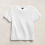Cotton Cashmere Tee In Off White | James Perse Los Angeles