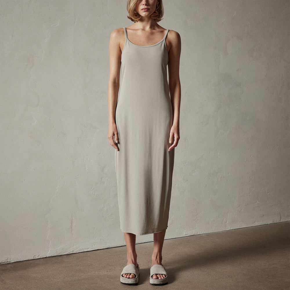 james perse ribbed henley dress Cotton Cashmere Ribbed Henley Dress In Black