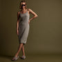 Matte Jersey Tank Dress in Mineral | James Perse Los Angeles