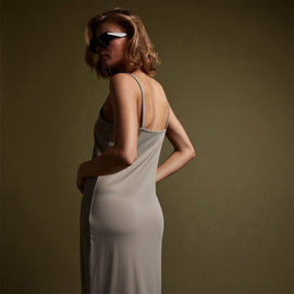 Matte Jersey Tank Dress in Mineral | James Perse Los Angeles