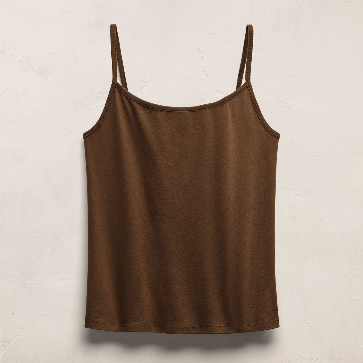 Wide Neck Tank Top in Cocoa | James Perse Los Angeles