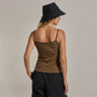 Wide Neck Tank Top in Cocoa | James Perse Los Angeles