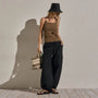Wide Neck Tank Top in Cocoa | James Perse Los Angeles