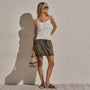 Wide Neck Tank Top in White | James Perse Los Angeles