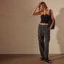 Seersucker Cargo Pant in Magma Pigment | James Perse Los Angeles