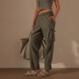 Seersucker Cargo Pant in Palm Pigment | James Perse Los Angeles