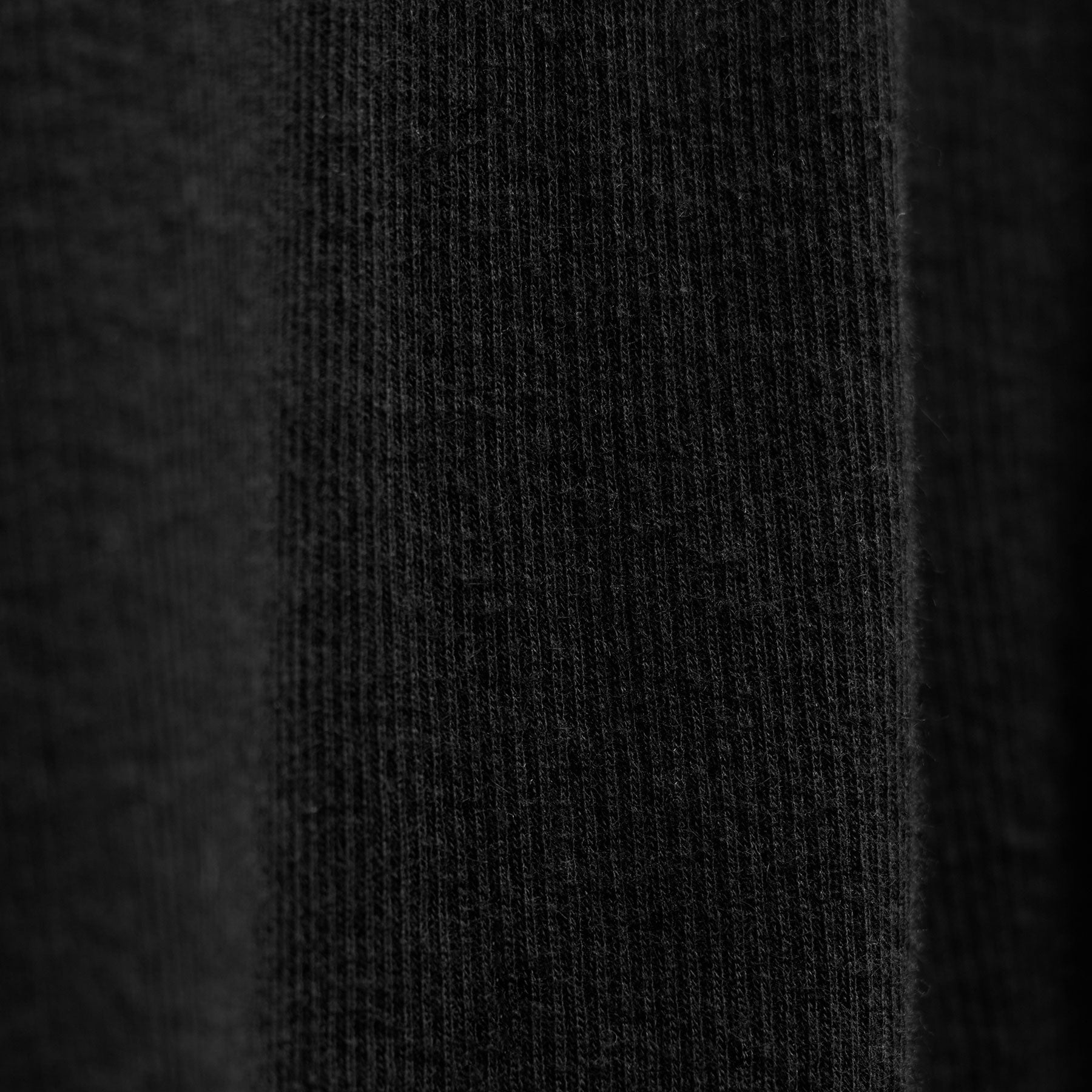 Cotton Cashmere Rib Keyhole Top in Black | James Perse Los Angeles