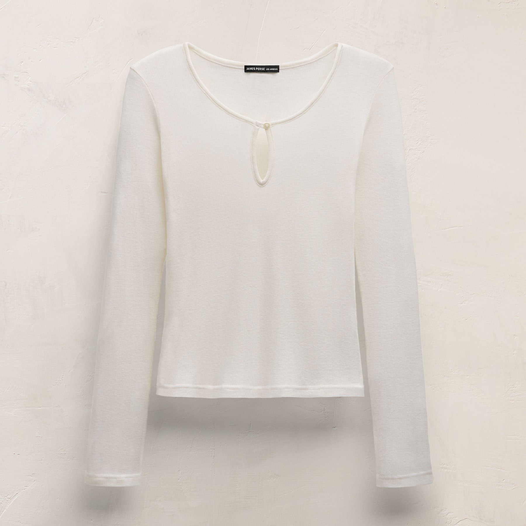 Melange Jersey Turtleneck - Coffee | James Perse Los Angeles