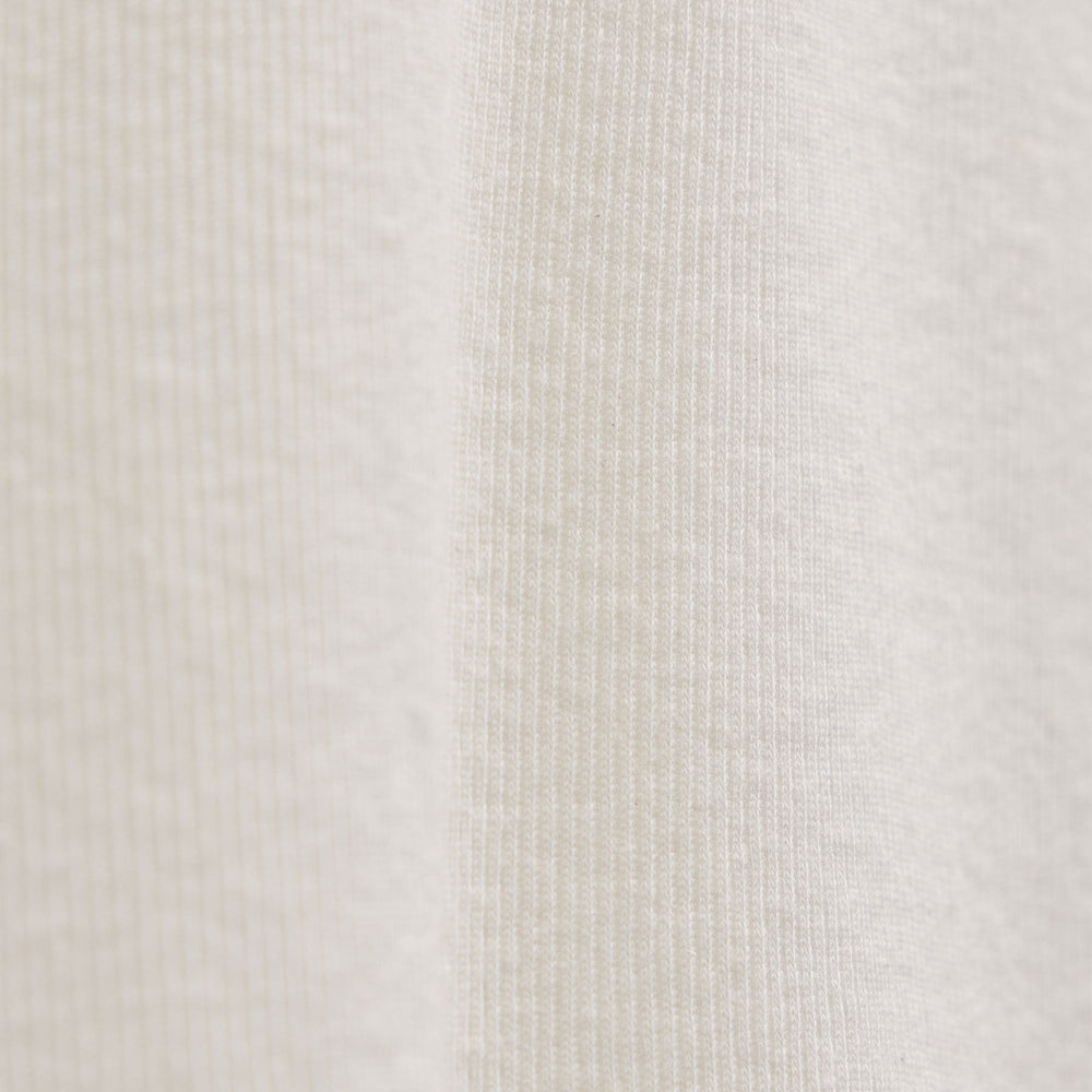 Cotton Cashmere Rib Keyhole Top in Off White | James Perse Los Angeles